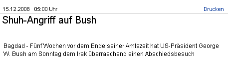 Shuh Angriff