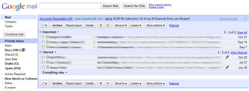 E-Mail Inbox aufräumen