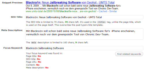 SEO Plugin Snippet Preview